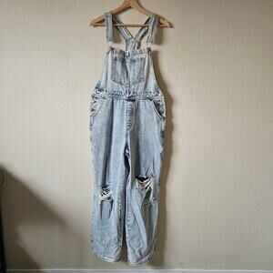 Shop Stevie Overalls Acid Wash Large